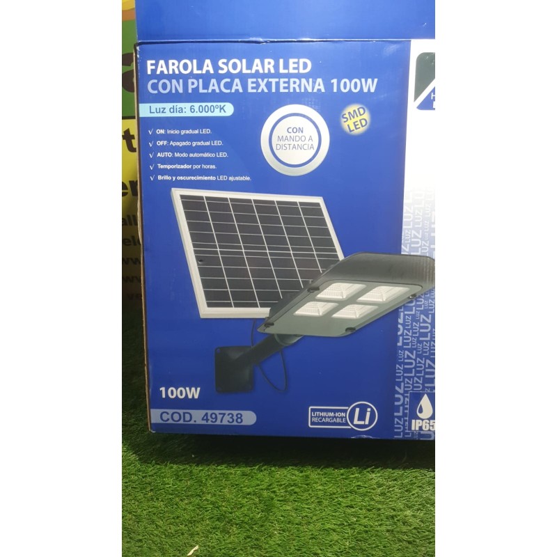 Farola Solar Led 100W