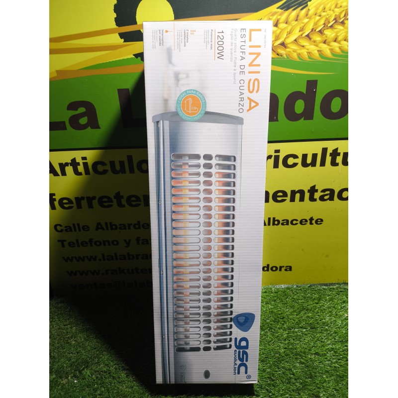 Estufa de cuarzo 1200w