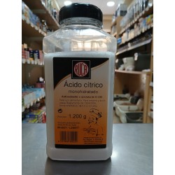 Acido cítrico  bote 1,200 grs