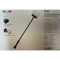 Vareador eléctrico con 3 baterías OFERTA