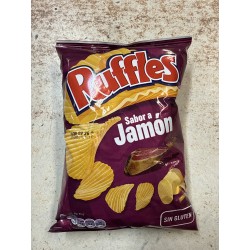 Patatas Ruffles Jamon 45 gramos